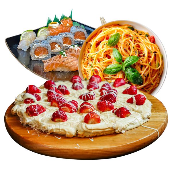 Compre Vouchers para Rodízio de Pizza e Sushi – Cia do Sabor - Voucher 03